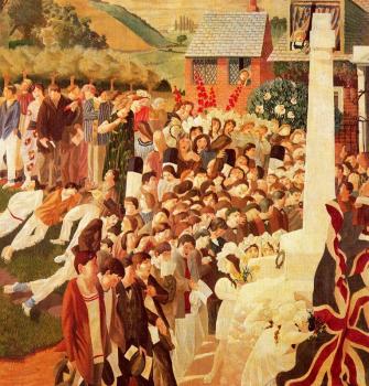 斯坦利 斯賓塞 Unveiling Cookham War Memorial 斯坦利 斯賓塞 Unveiling Cookham War Memorial